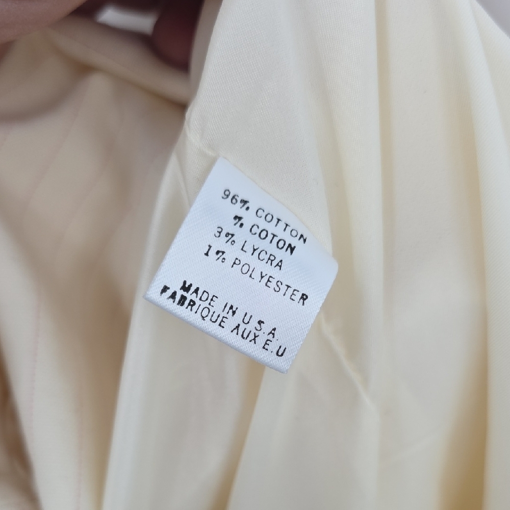Theory Pink Pinstripe Cream Blazer Women's Size 10 - Picture 8 of 9